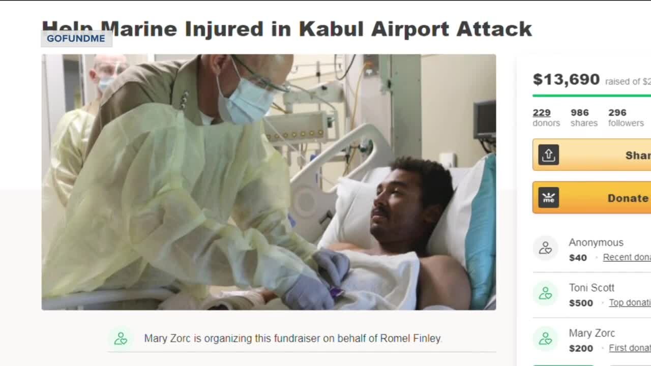 Marine from Kenosha recovering after being injured in Kabul bomb blast