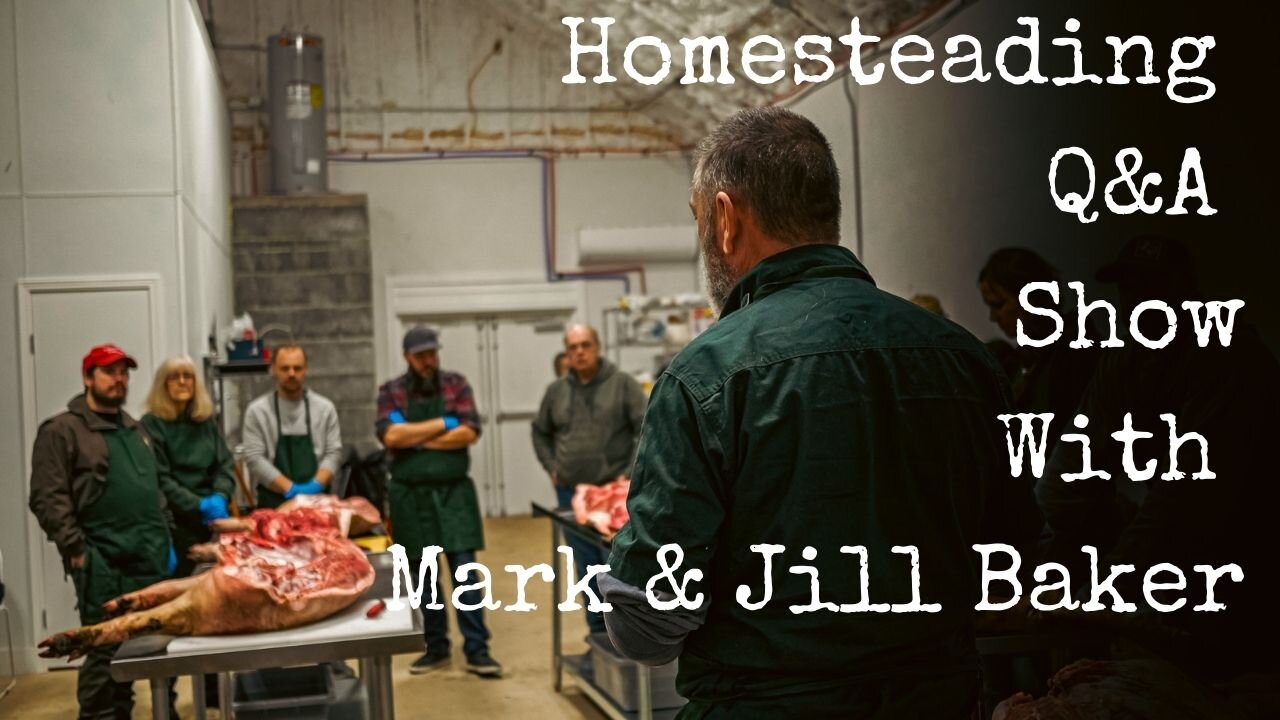 Homesteading LIVE Q&A with farmer Mark Baker