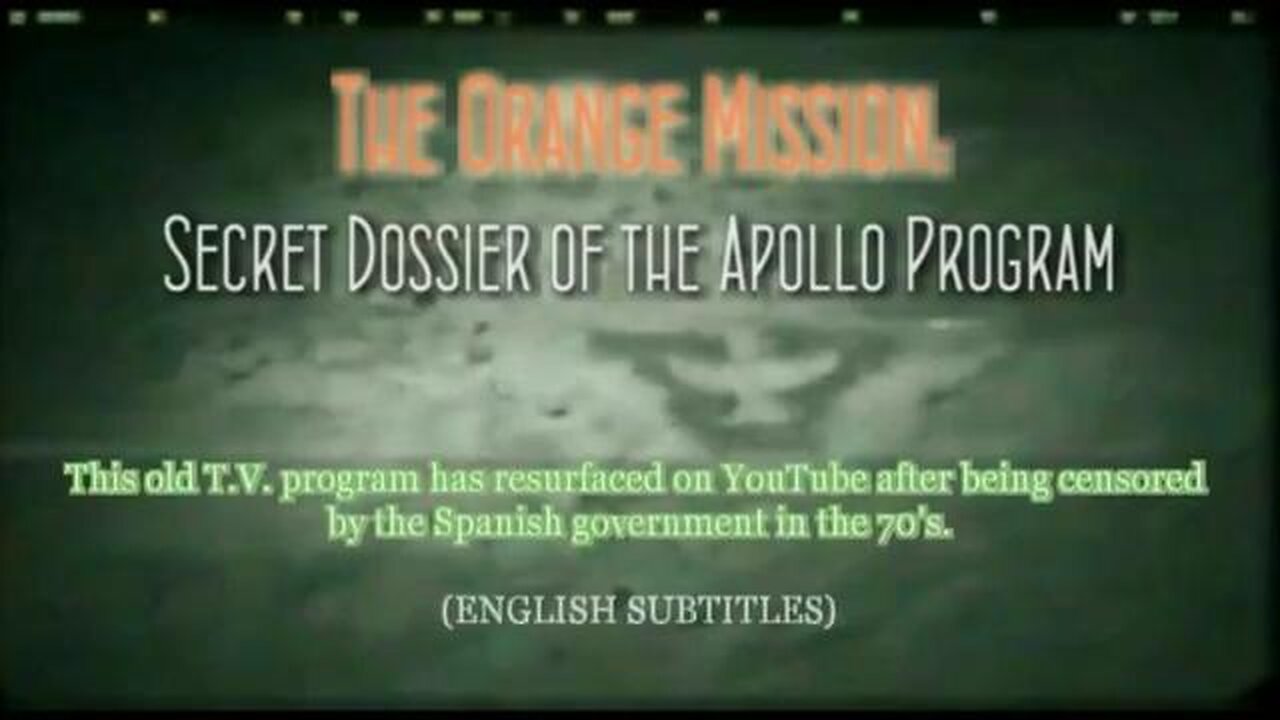 The Orange Mission - Rare 70's Apollo Conspiracy