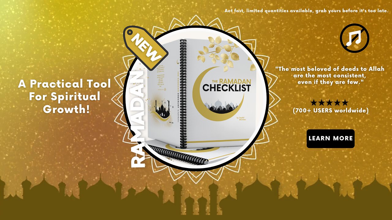 DISCOVER THE RAMADAN CHECKLIST 2.0 - GOLD