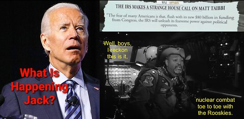 False Valor Frauds & Malcolm Nance Hypocrisy, Democrats Don't Want Biden, IRS Visiting Matt Taibbi
