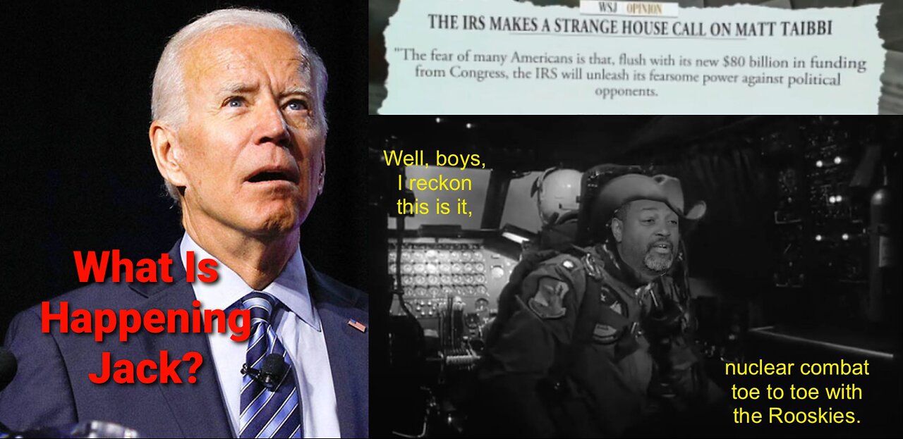 False Valor Frauds & Malcolm Nance Hypocrisy, Democrats Don't Want Biden, IRS Visiting Matt Taibbi