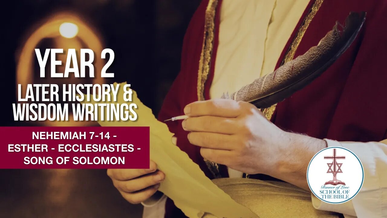 "Nehemiah 7-14 - Esther - Ecclesiastes - Song of Solomon" - Michael Hanley - School Of The Bible