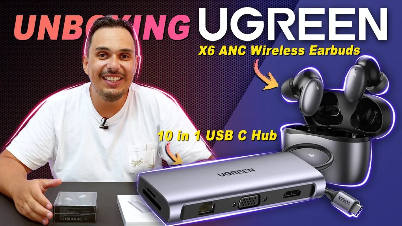 Airpods Killer? UGREEN X6 Earbuds e Hub 10 em 1!