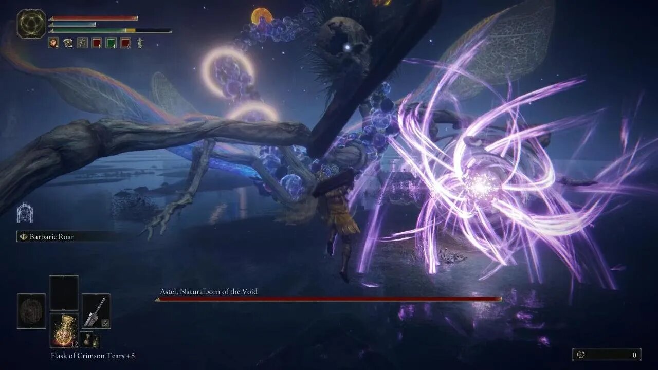 Elden Ring ASTEL Solo No Summons NoGrind NoShield Blind Run