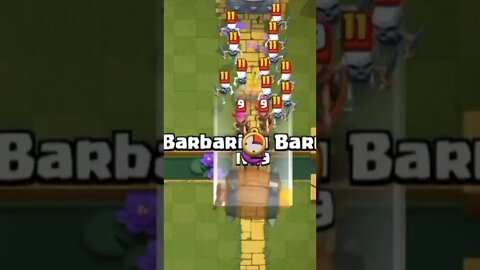 Barbarian Barrel(2) - Clash Royale #shorts