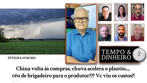 China volta às compras, chuva acelera o plantio, céu de brigadeiro para o produtor?Vc viu os custos?