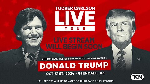 Tucker Carlson Live Tour With President Donald Trump