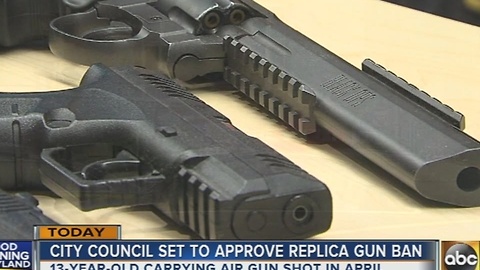 Baltimore City Council set to approve replica gun ban