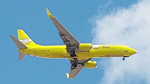 Boeing 737-800F PS-GFC coming from Salvador to Fortaleza