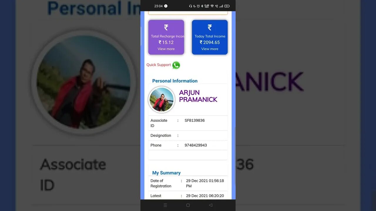 Work from home, INR THUNDER SUCCESS FAMILY INCOME.