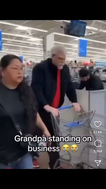GRANDPA stood on business 💀🤣