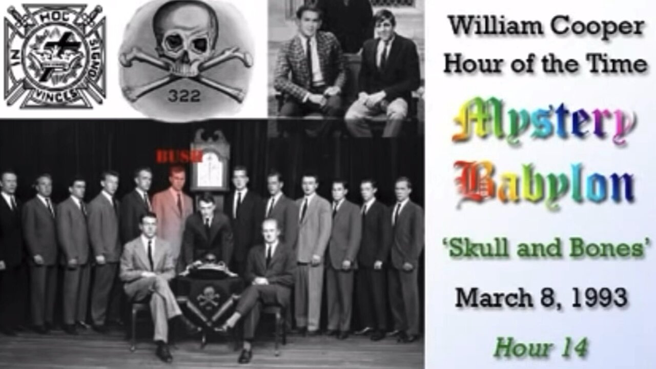 Skull & Bones, aka - The Order, Order 322 or The Brotherhood of Death