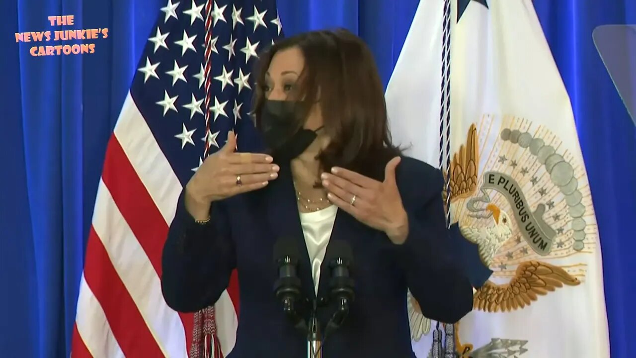 VP Harris's unstoppable cackling.