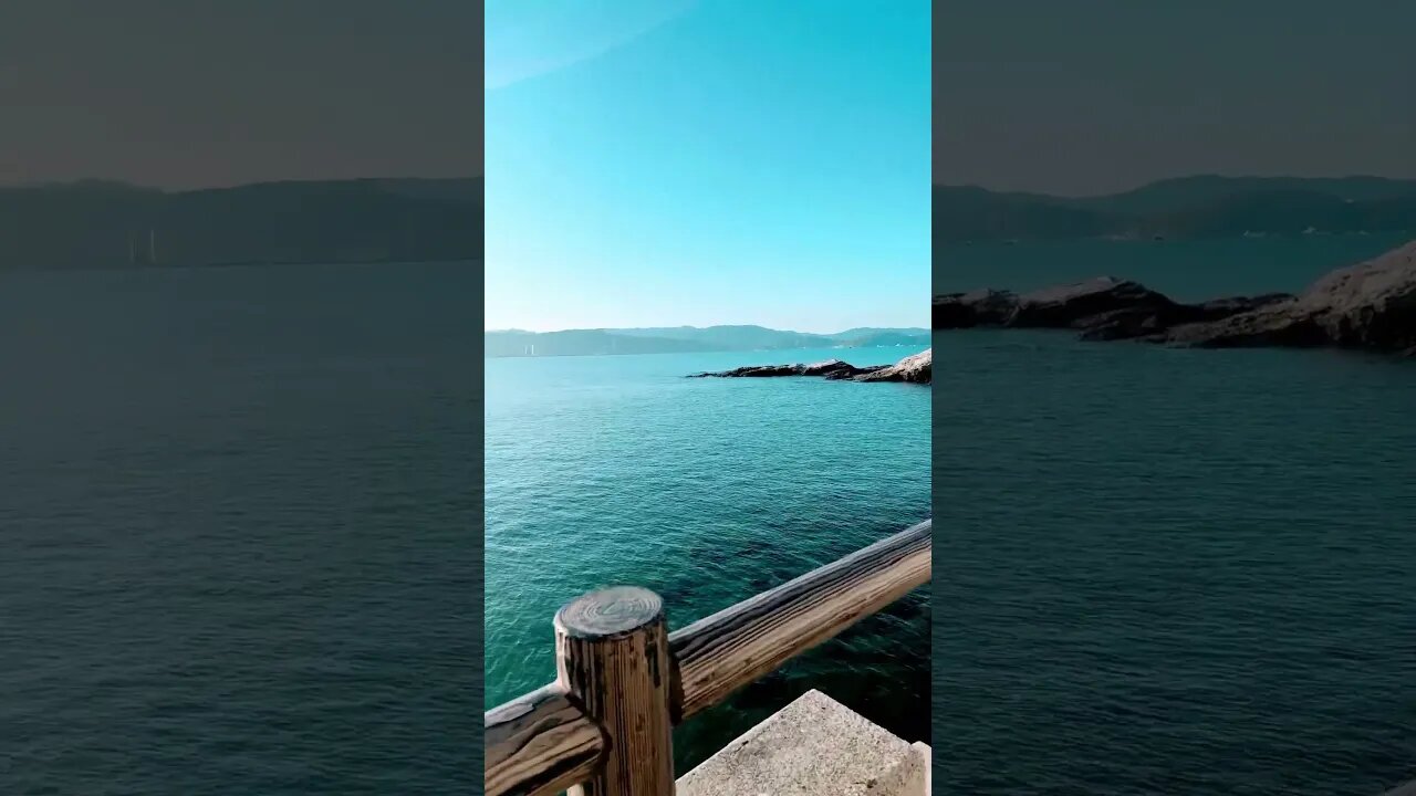 #shakuhachi #lessons #komuso Daha in the ocean front in Wakayama