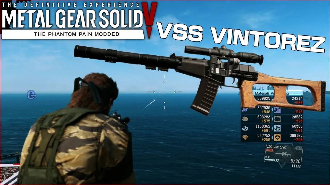 VSS Vintorez Showcase (ZETA Mod) - Modded Metal Gear Solid 5