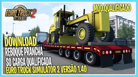 REBOQUE PRANCHA INDIANO 1.40 EURO TRUCK SIMULATOR 2 VERSÃO 1.40