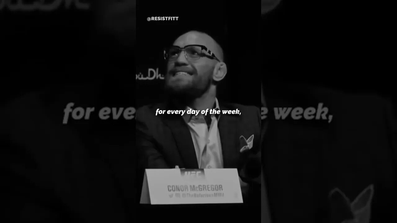 Connor McGregor Motivation tiktok resistfitt