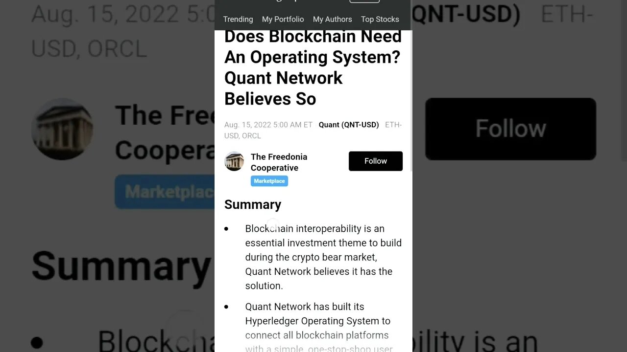 QUANT NETWORK AIMS TO BE INTERNET OF BLOCKCHAINS ? #quantnetwork #quant #altcoin #blockchain #btc