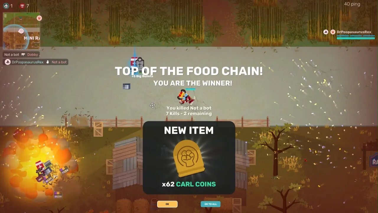 TOP OF THE FOOD CHAIN AGAIN BABY!!!! | Super Animal Royale Solo Win