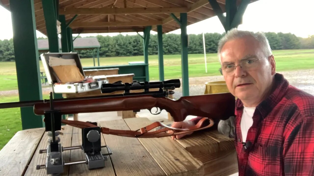 Gumball challenge with Mossberg model 144 and Lyman scope