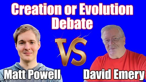 Creationist Debate | Creation vs Evolution | Matt Powell vs David Emery