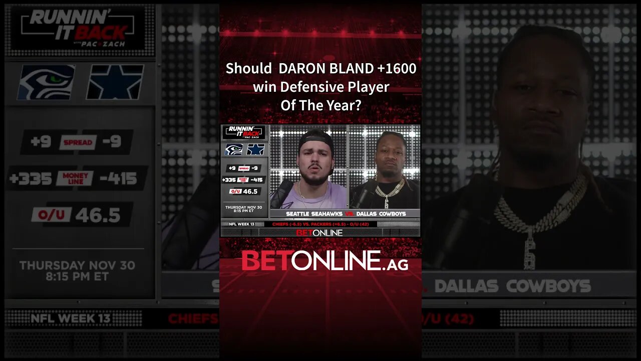 Should Daron Bland win Defensive Player of the Year?