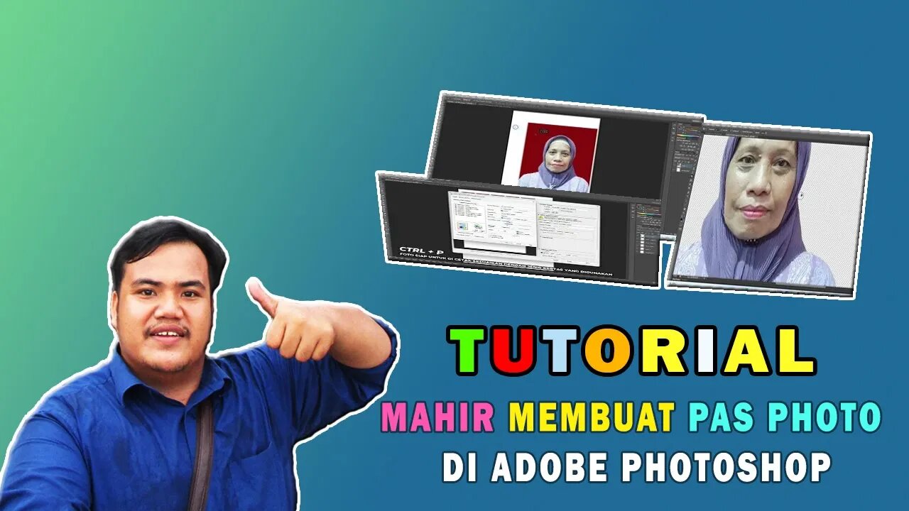 Skillful tutorial for making passport photos in Adobe Photoshop