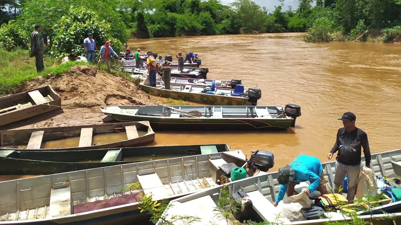 Amigos do Rio Branco de Alta Floresta e Nova Brasilãndia fazem a limpeza do rio