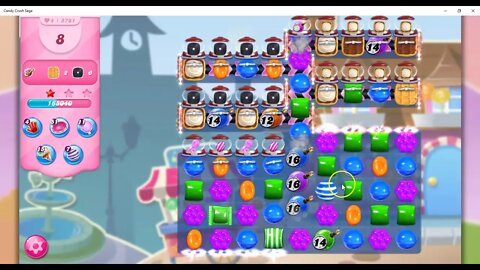 Candy Crush Level 5781 Talkthrough, 25 Moves 0 Boosters