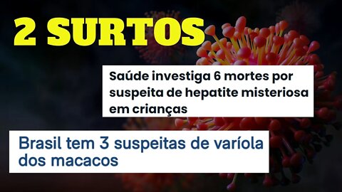 BRASIL: TRÊS CASOS SUSPEITOS COM O V&RU$ DO M4C4CO - HEPATITE: 72 CASOS E SEIS FATAIS!