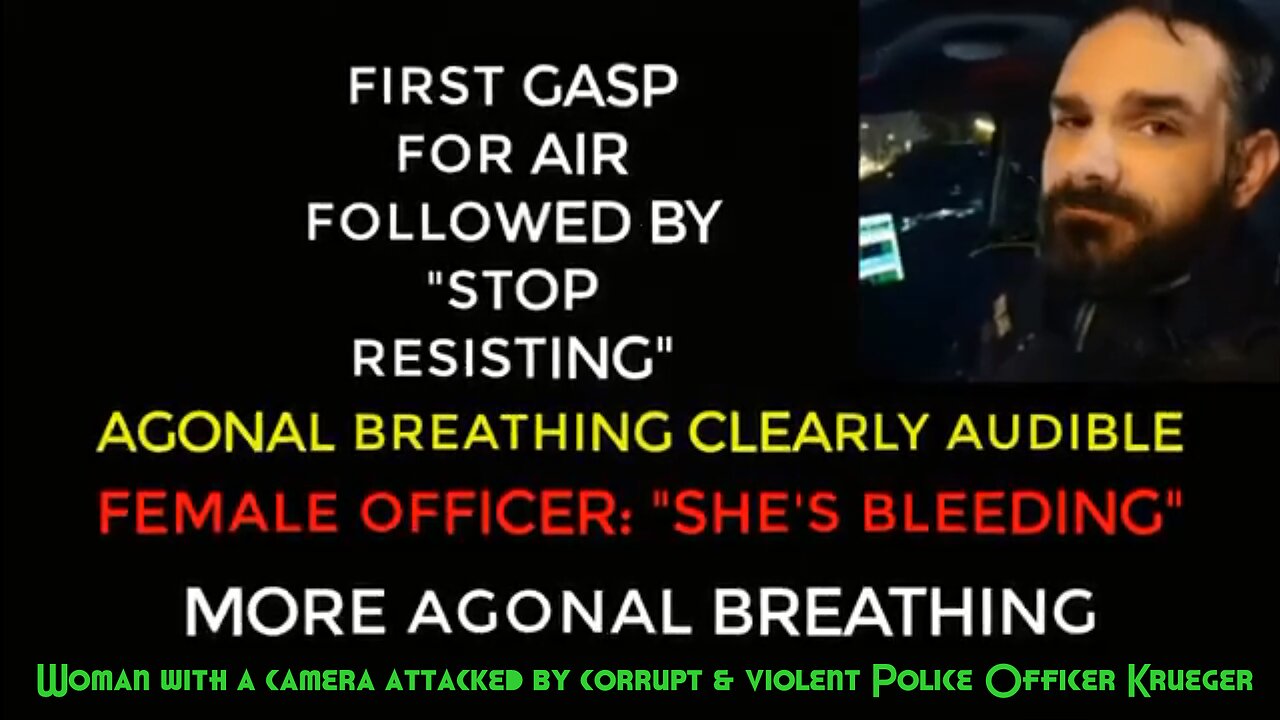 Woman with a camera attacked by corrupt & violent Police Officer Krueger