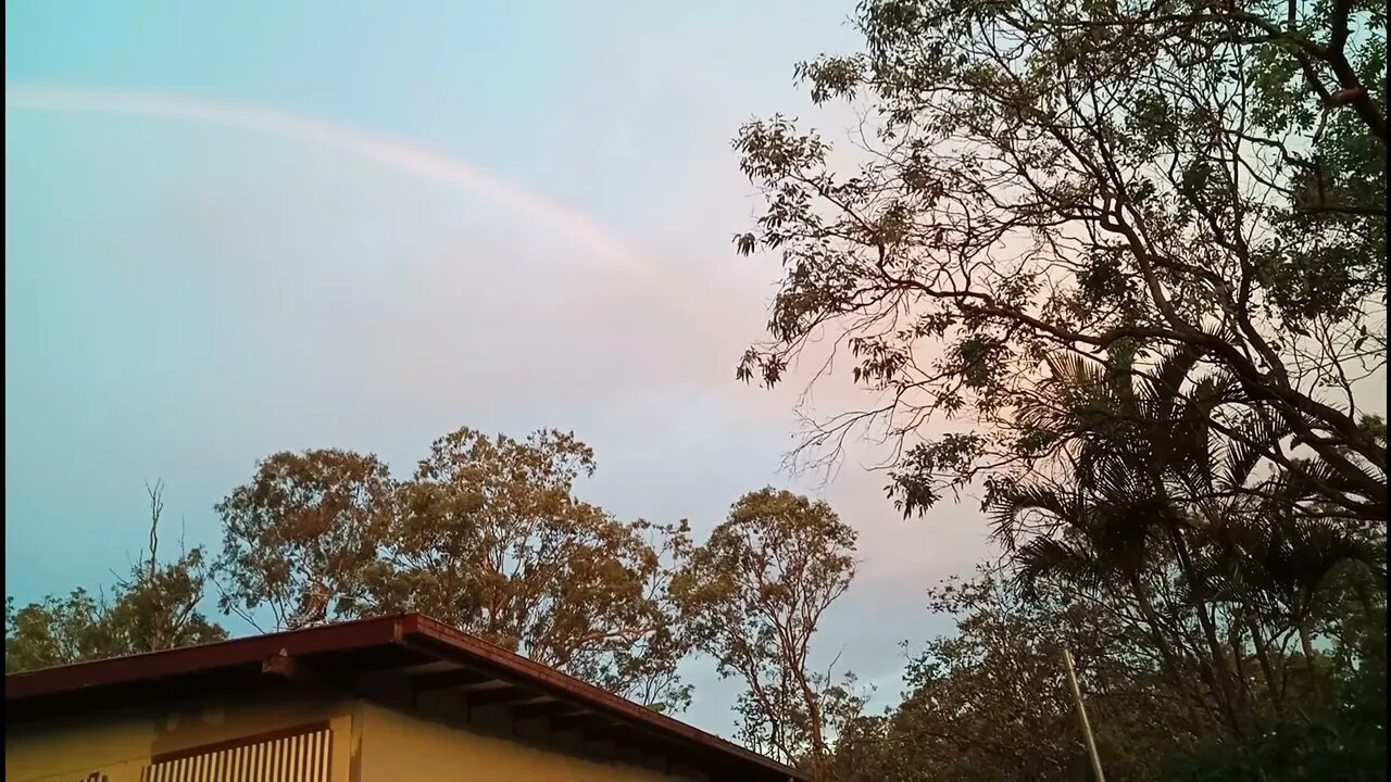 Rainbow after a storm 5th January 2022