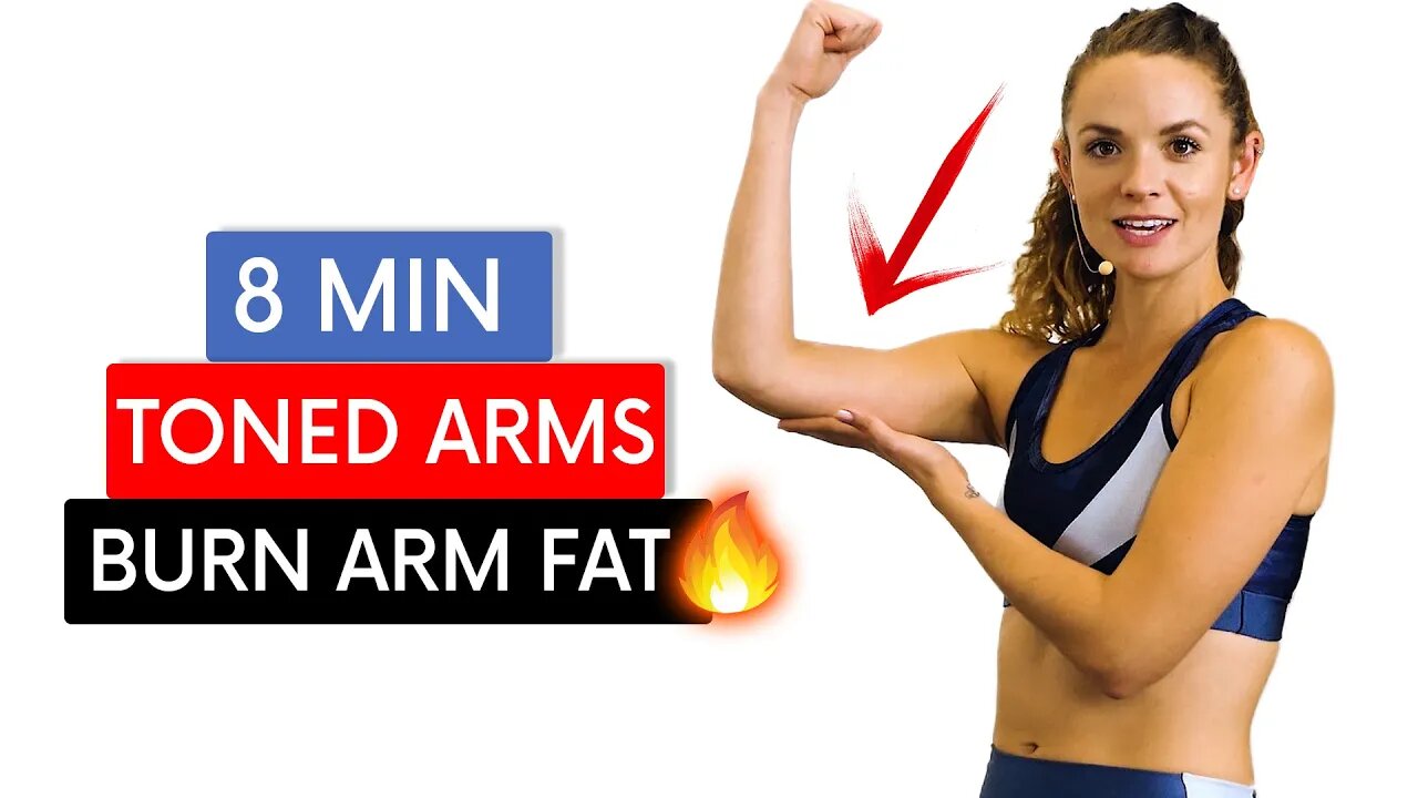 Toned Arms Workout | Lose Arm Fat, Fast Workout, No Equipment, At Home