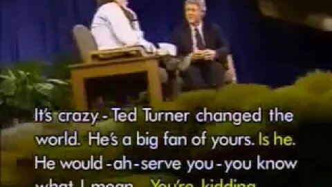 Ted Turner Would Serve You Bill Clinton