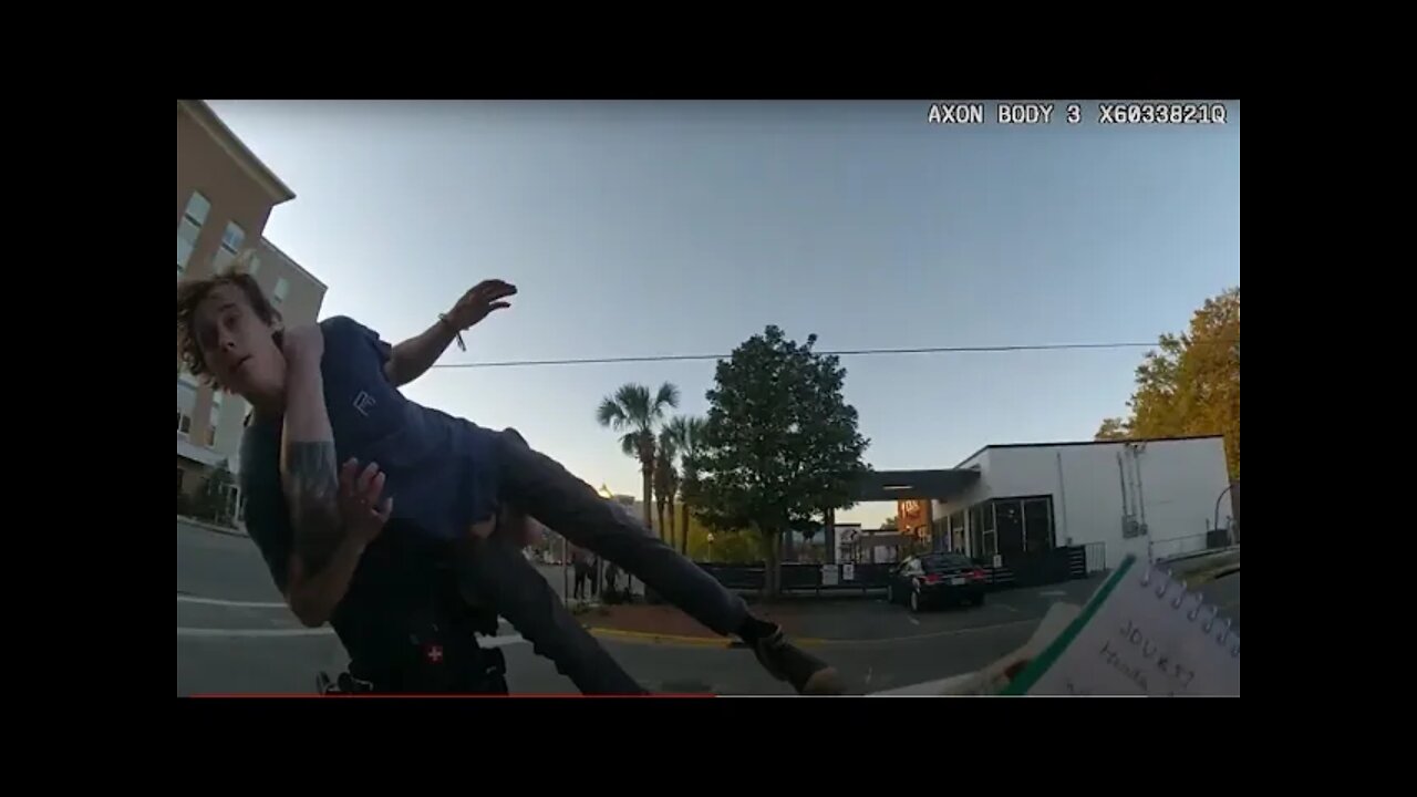 Tallahassee officer placed on leave: Video shows him flipping suspect to the ground during arrest