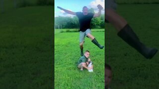 Redneck leap dog 🐸 #shorts #viral #tiktok