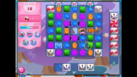 Candy Crush Level 3536 Talkthrough, 25 Moves 0 Boosters