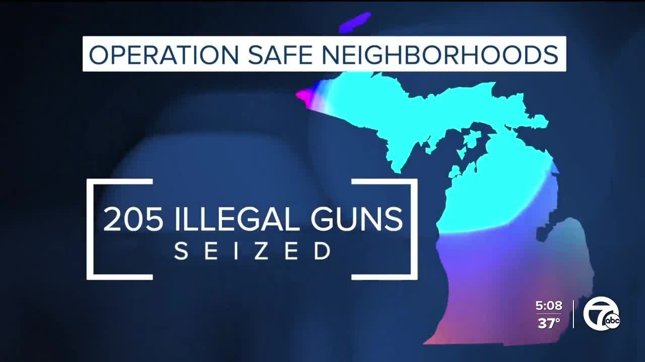 Operation Safe Neighborhoods has taken 200+ illegal guns off Michigan streets