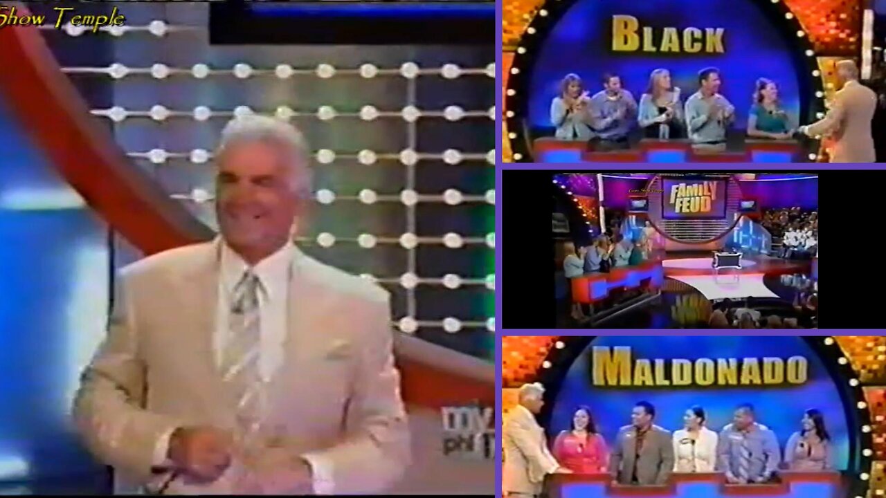 John O'Hurley | Family Feud (9-11-2006) | Black vs Maldonada | Game Show