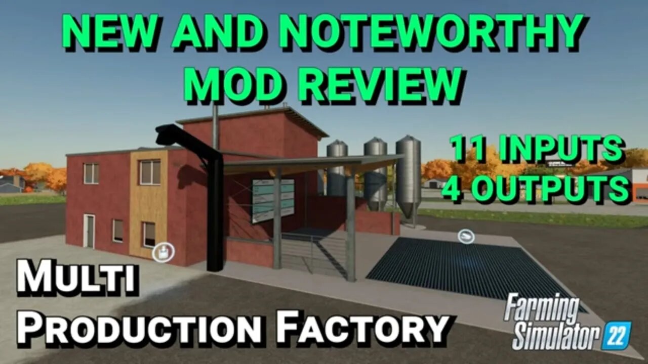 Multi Production Factory | Mod Review | Farming Simulator 22