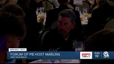 Forum club of Palm Beaches host Miami Marlins leaders