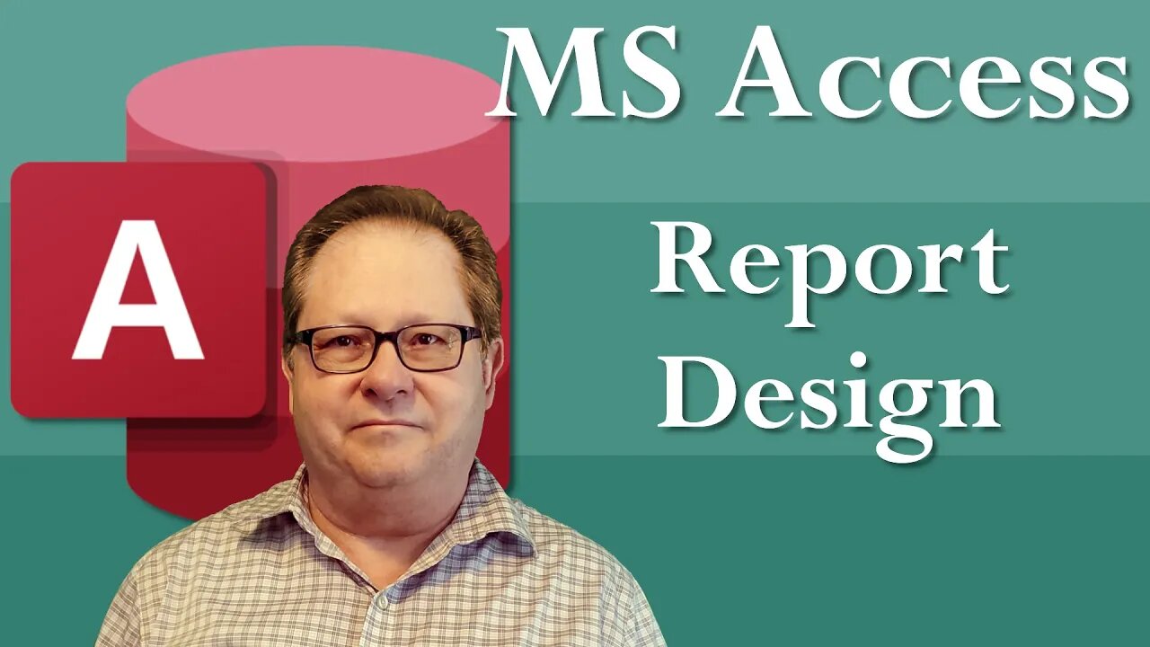 Microsoft Access Report Design View