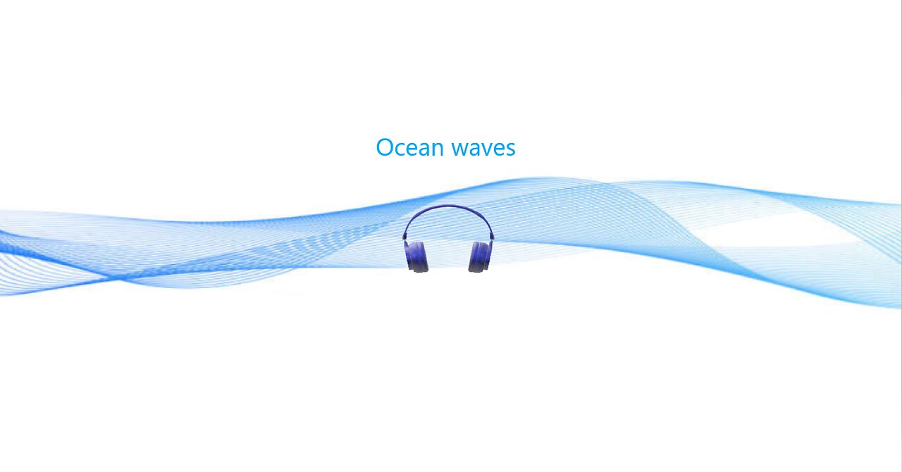 Soft ocean waves, Ambient, Relaxing, Black screen..