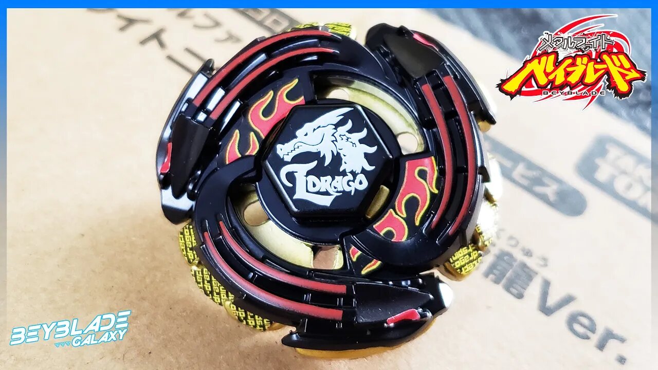 Abrindo e analisando LIGHTNING L-DRAGO 100HF Black Gold Ver. - Metal Fight Beyblade