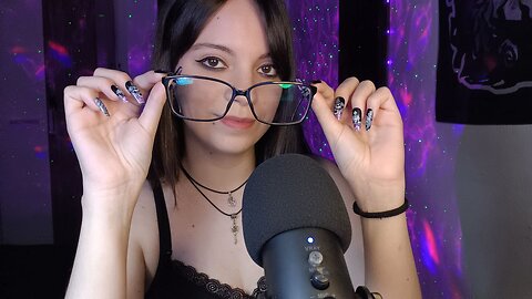 ASMR - Tapping no óculos para ter formigamentos (glasses tapping)