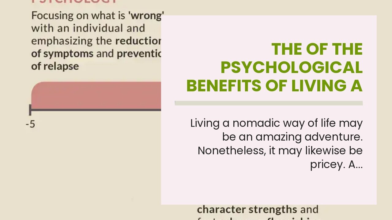 The Of The Psychological Benefits of Living a Life on the Move