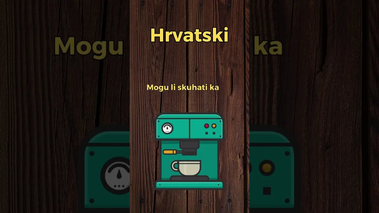 Can I make some coffee? How to Learn Croatian the Easy Way! #learn #croatian #coffee