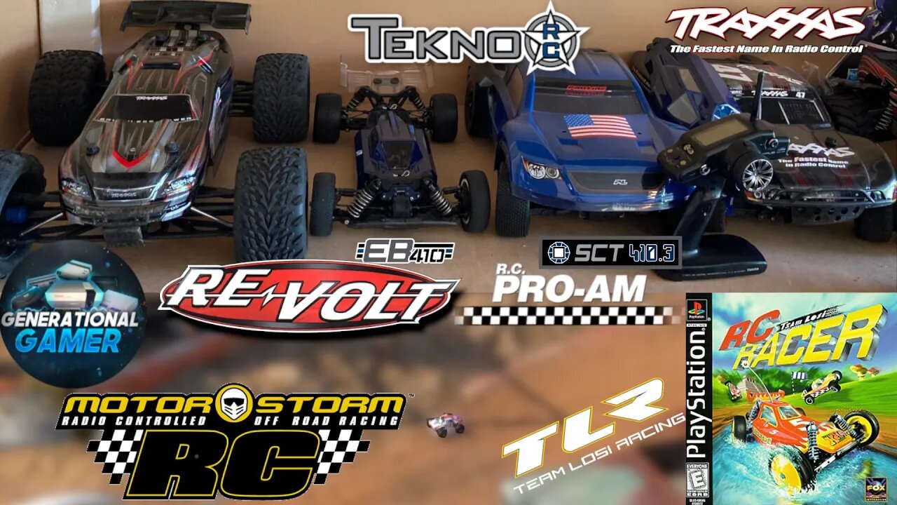 Radio Controlled Car/Truck Racing - Real World vs Gaming