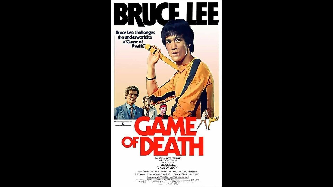 Cross kick Studio Films Bruce Lee poster 5 Game of Death